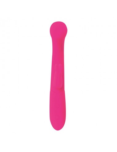 Cotton Vibrador Punto G y Conejito USB Silicona Fuchsia