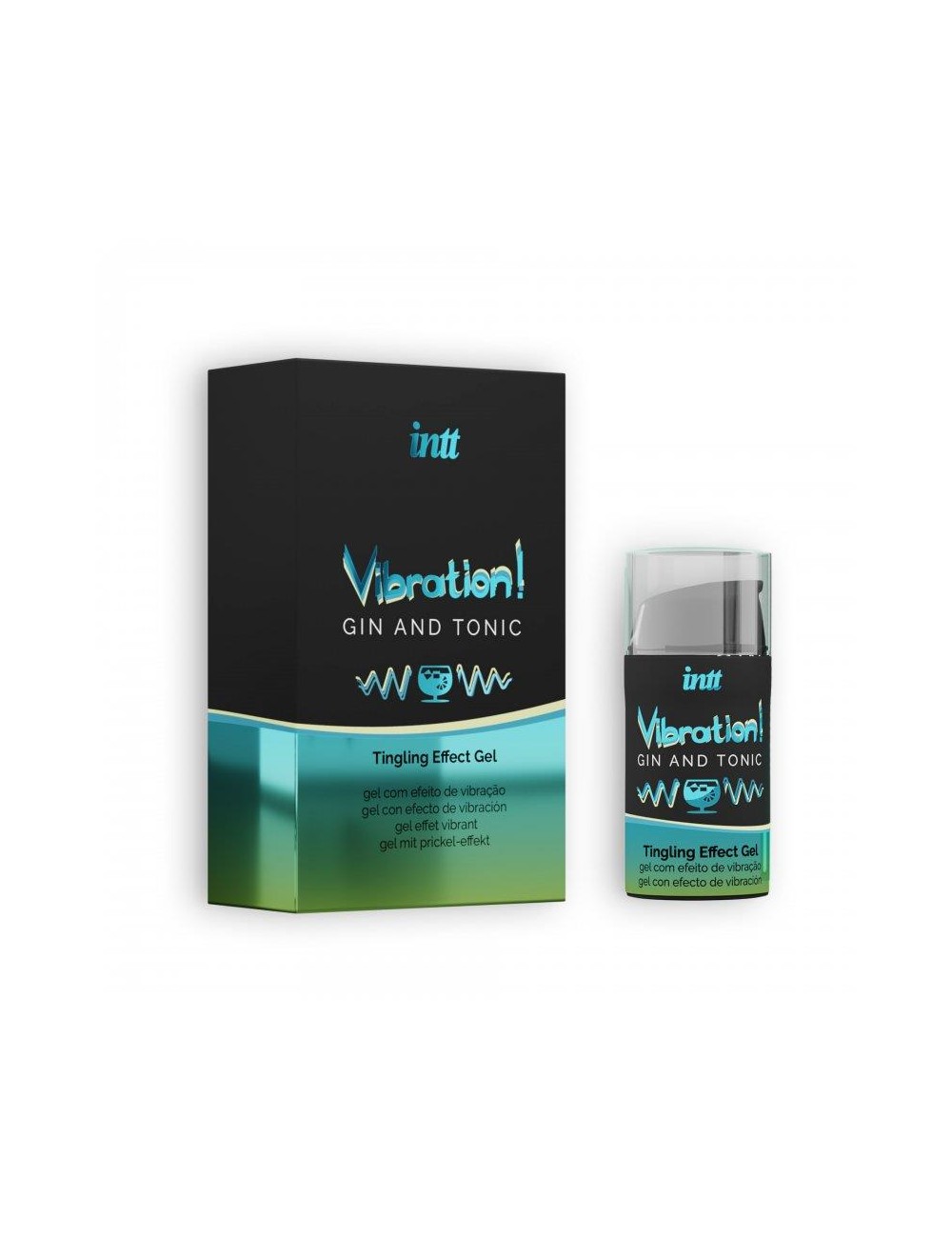 Vibrador Liquido Efecto Calor Gin and Tonic