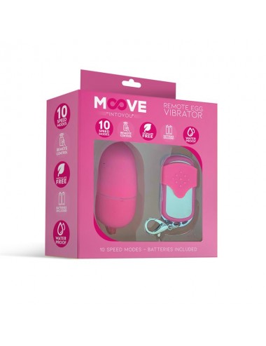Huevo Vibrador con Control Remoto Tamano Mediano Rosa