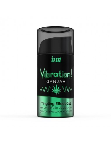 Gel Vibrador Efecto Calor Ganjah 15ml