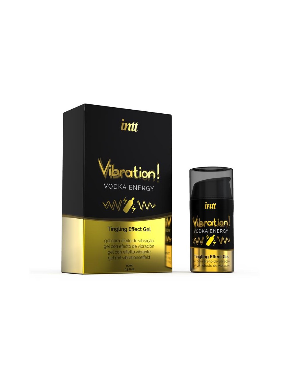 Vibrador Liquido Efecto Calor Aroma Vodka 15 ml
