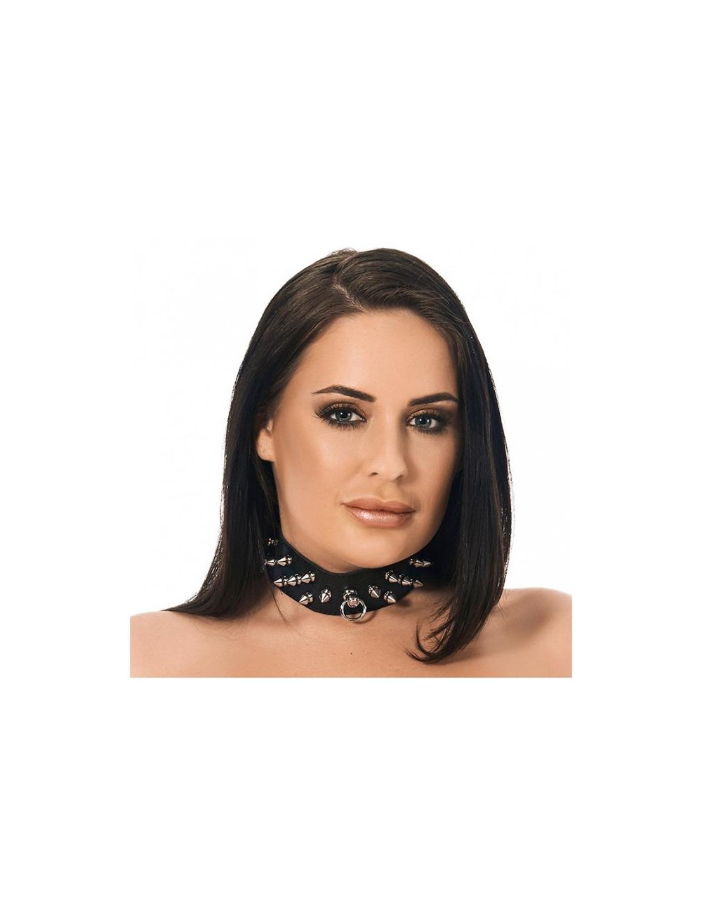 Collar Cuero con Pinchos
