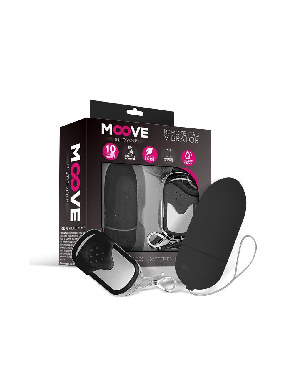 Huevo Vibrador con Control Remoto Negro
