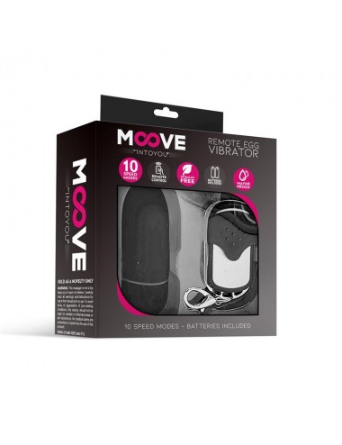 Huevo Vibrador con Control Remoto Negro