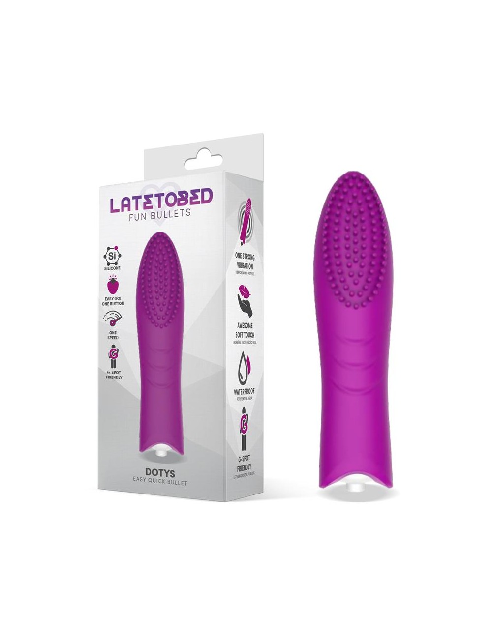 Dotys Bala Vibradora Easy Quick Silicona Purpura