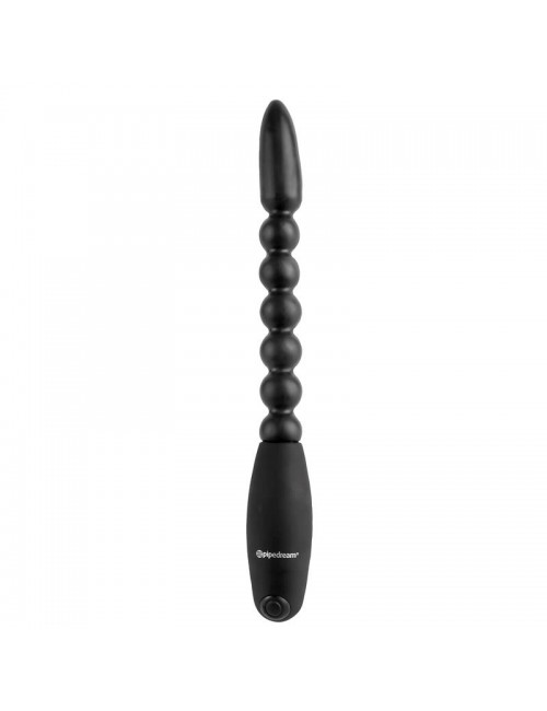 Bolas Anales con Vibracion Flexa Pleaser Negro