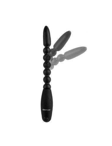 Bolas Anales con Vibracion Flexa Pleaser Negro