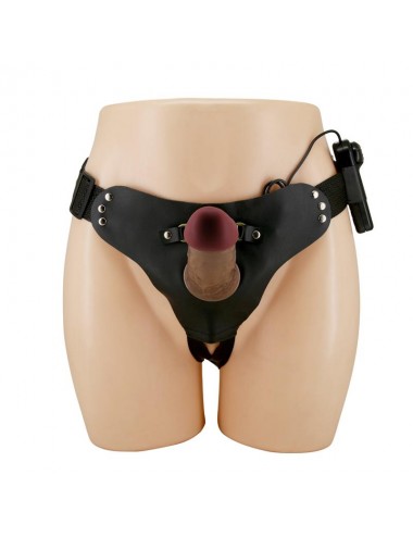 Arnes con Dildo Hueco y Vibracion 74 Mavion