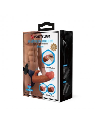 Arnes con Dildo Hueco y Vibracion 74 Mavion