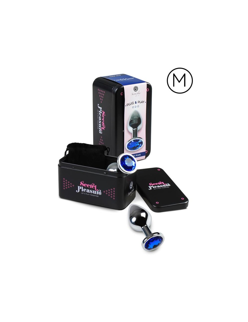 Plug Anal Talla M Azul