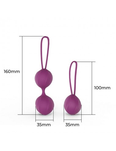 Kelly Bolas Kegel Silicona Pupura