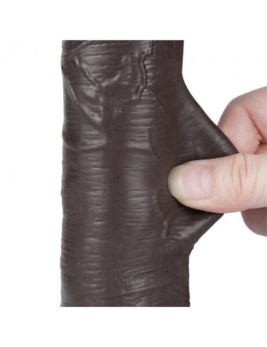 Dildo Dual Layer Piel Deslizante Retractil 8
