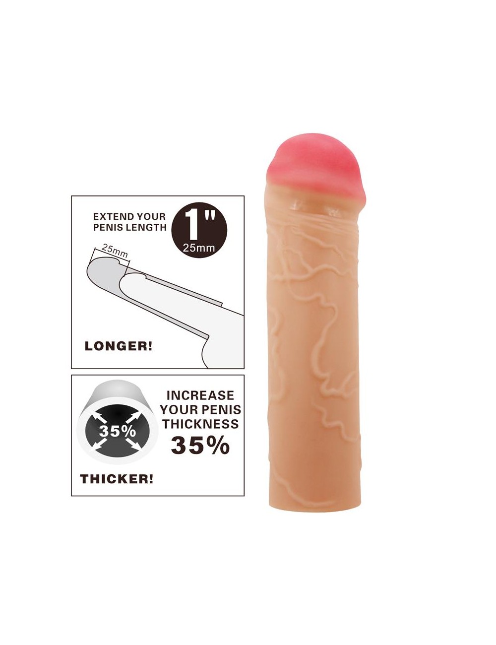 Funda para el Pene Extended Penis 1 Nile