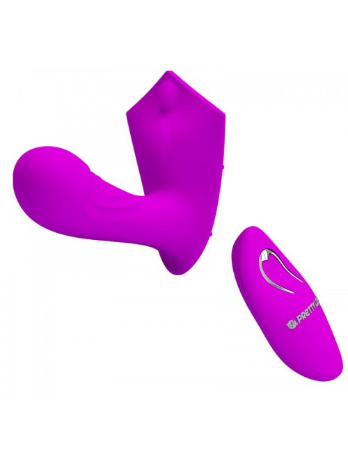 Willie Estimulador con Control Remoto Rosa