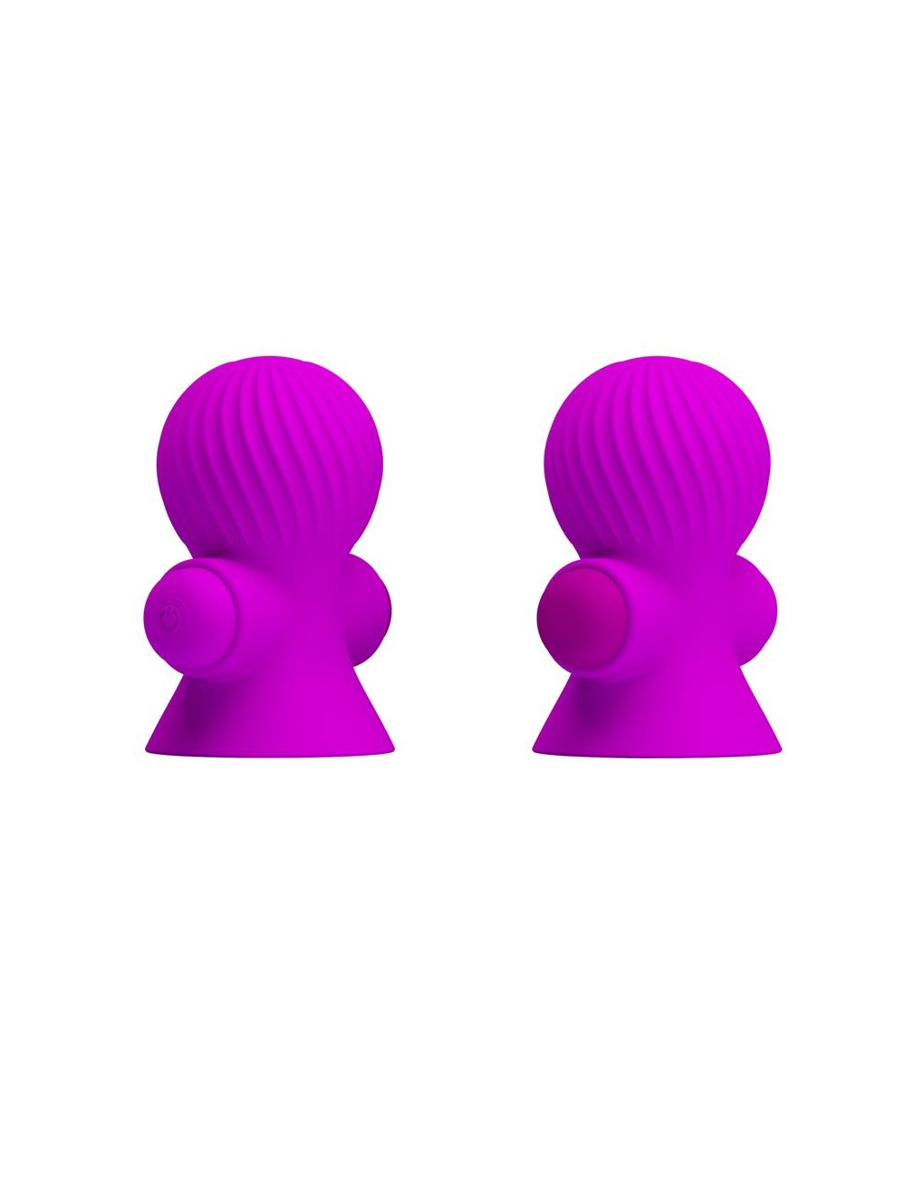 Funda para los Pezones con Vibracion Rosa