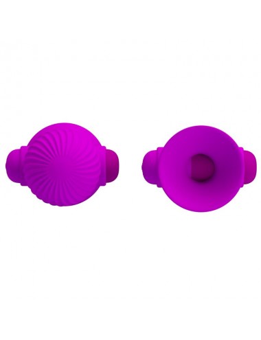 Funda para los Pezones con Vibracion Rosa
