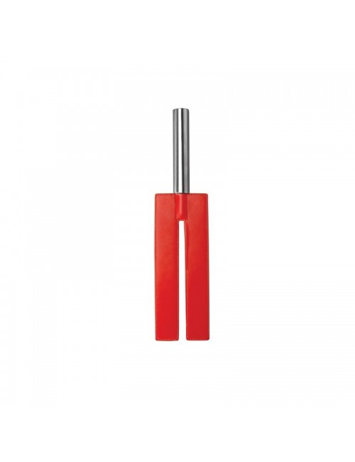 Shots Ouch Whips and Paddles Leather Pala Abierta Rojo