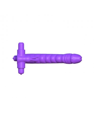 Fantasy C Ringz Anillo de Silicona de Doble Penetracion Rabbit Purpura