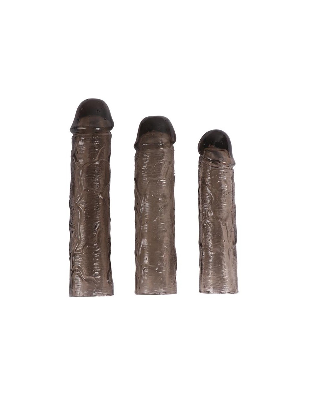 Pack 3 Fundas para el Pene Alex Color Negro