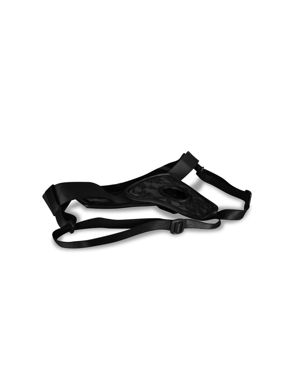 Arnes de Luxe Sin Espalda Negro S XL