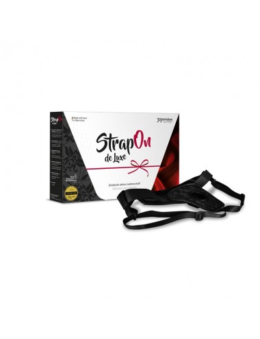 Arnes de Luxe Sin Espalda Negro S XL
