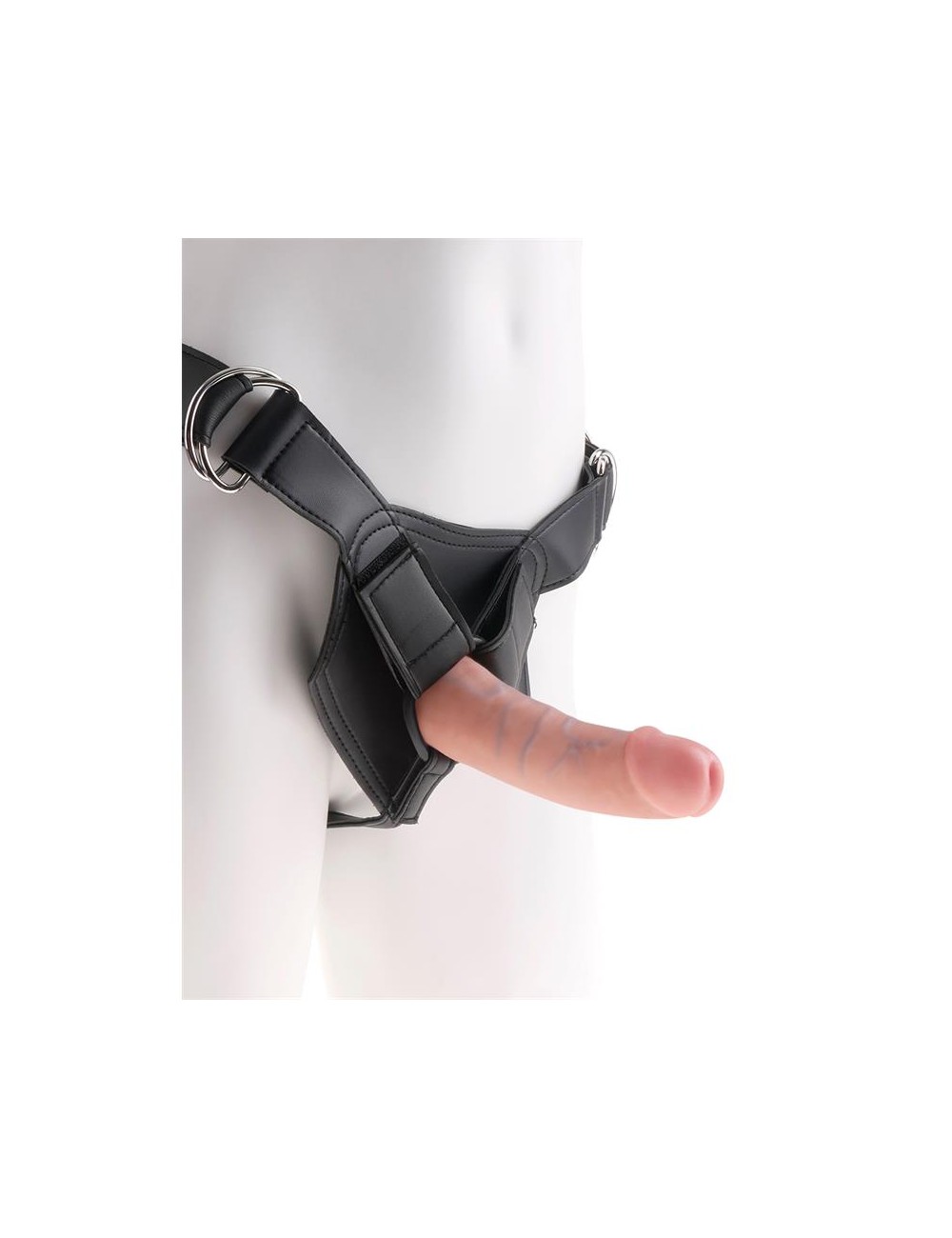 Arnes Ajustable con Dildo 6 Color Natural