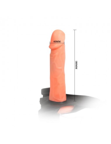 Arnes con Dildo Hueco Jessica 18 cm