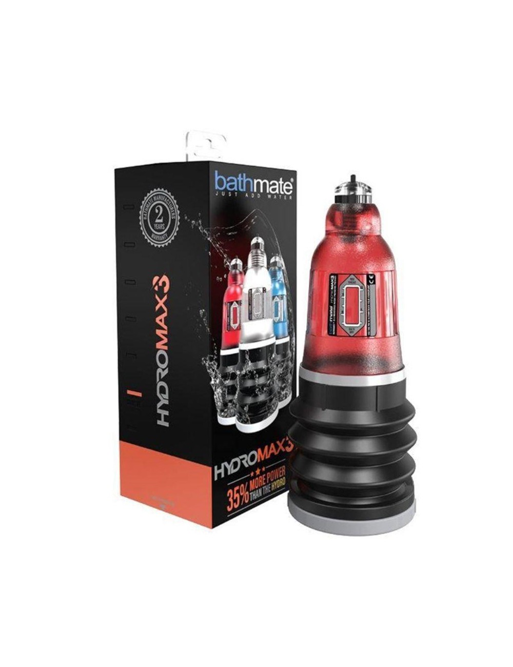 Bomba para el Pene Hydromax3 Rojo