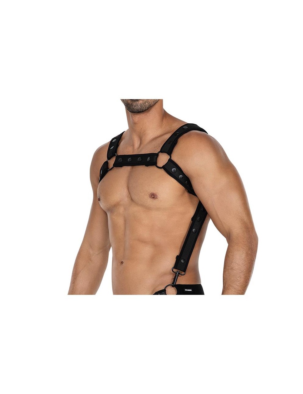 H4RNESS05 Arnes de Pecho Neon Negro Talla unica