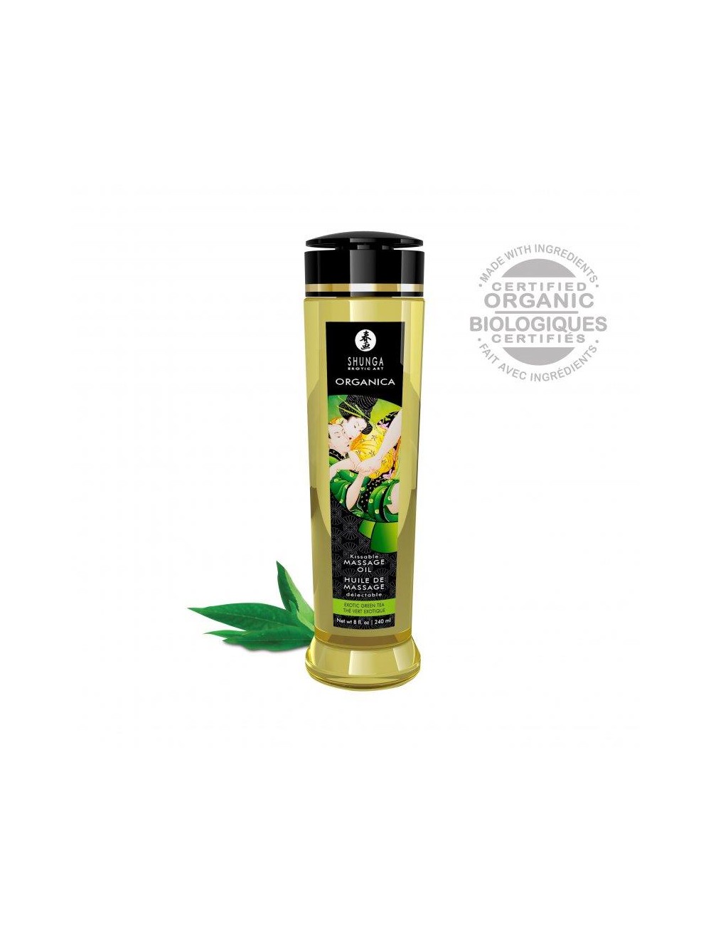 Aceite de Masaje Organico Te Verde 240 ml