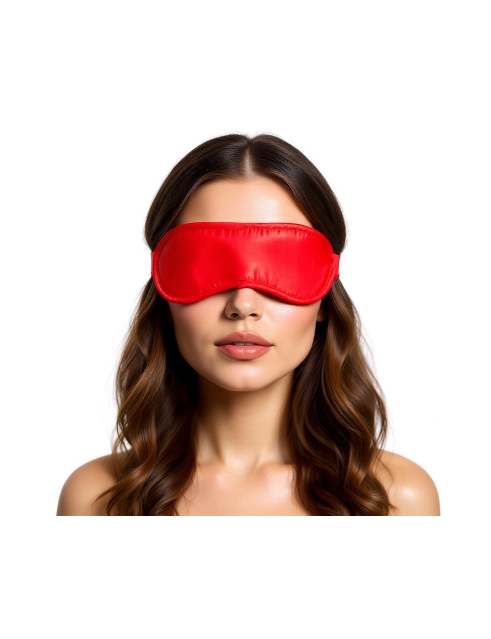 Antifaz de Saten Rojo