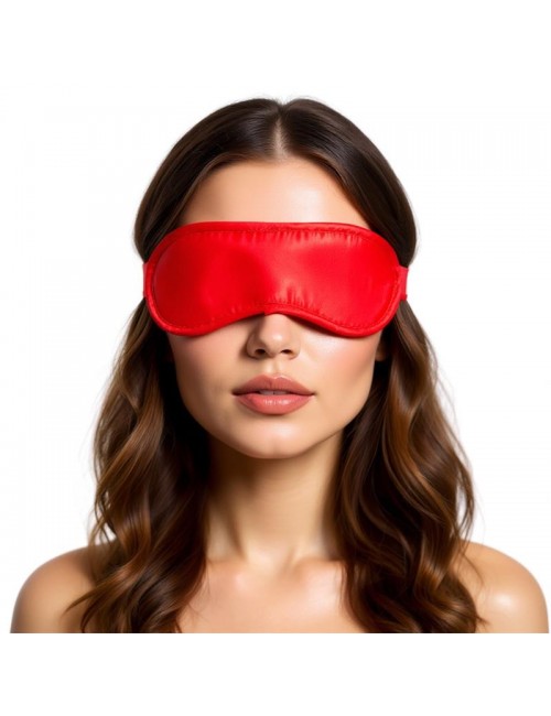 Antifaz de Saten Rojo
