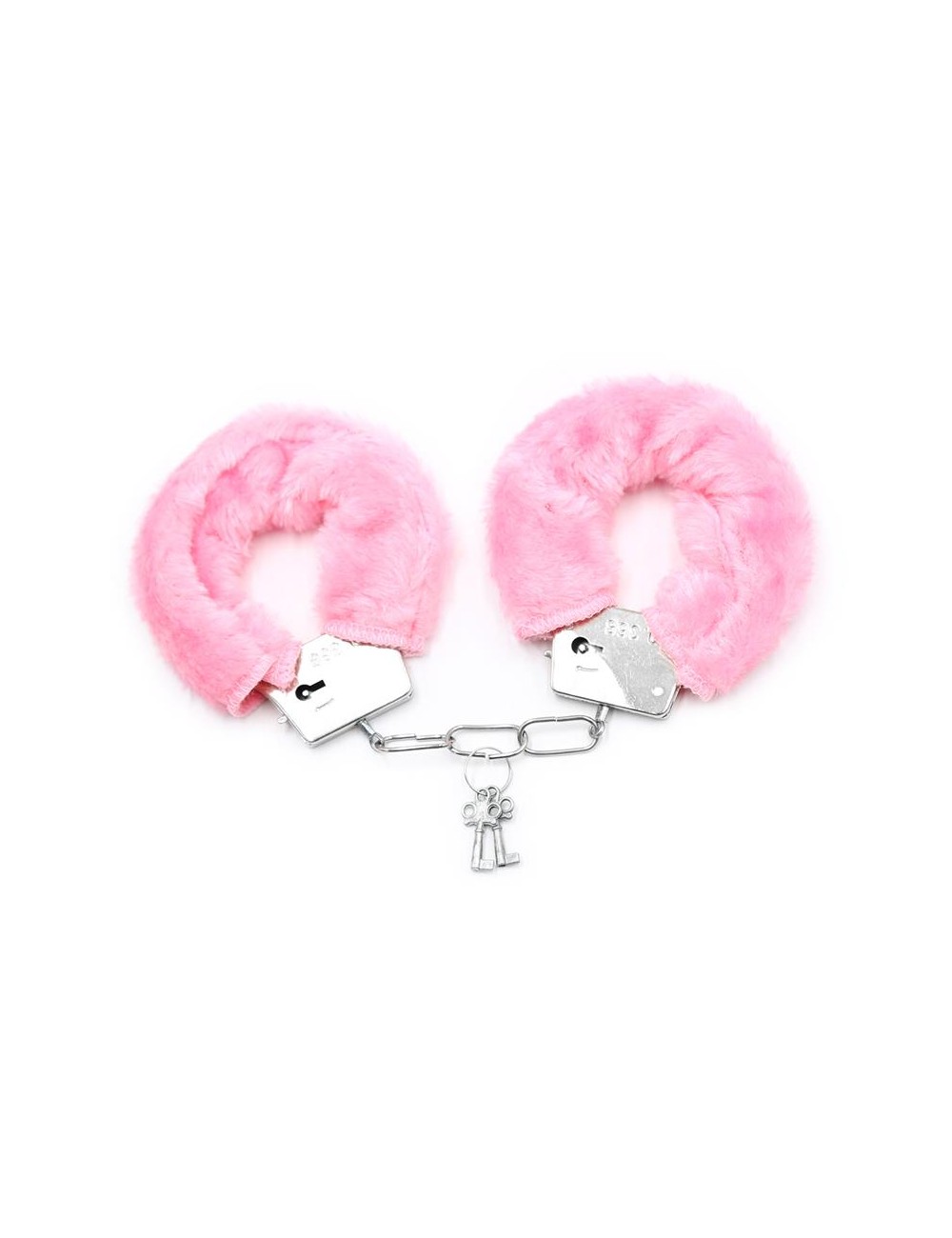 Esposas de Metal para Munecas con Pelo Rosa