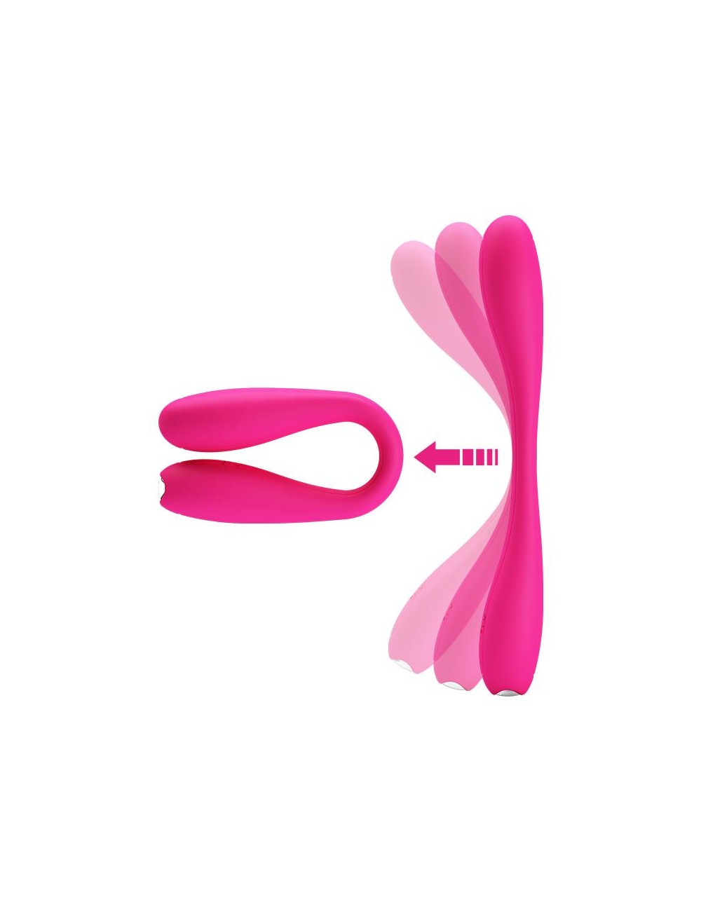 Yedda Vibrador con Esqueleto Punto G Rosa