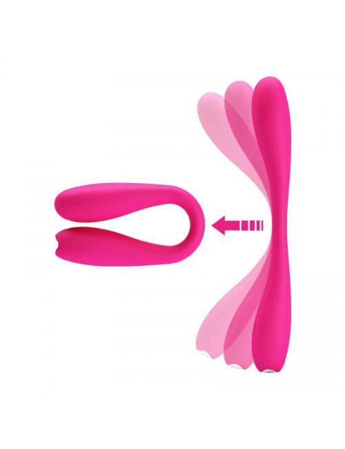 Yedda Vibrador con Esqueleto Punto G Rosa