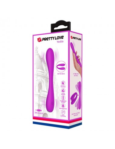 Yedda Vibrador Flexible USB Silicona Purpura