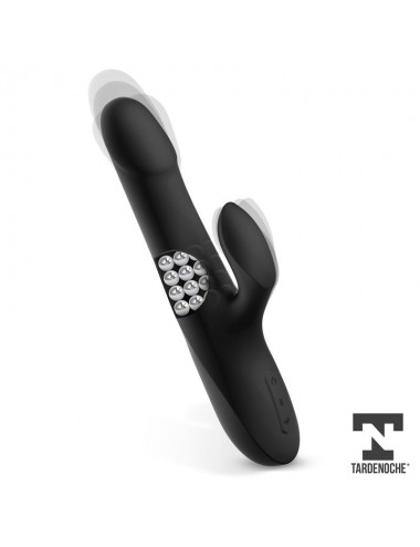 Squidy Vibrador Funcion de Movimiento Up and Down y Bolas Rotadoras USB Silicona