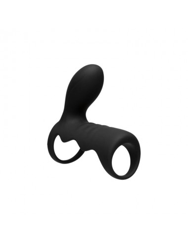 Jaula para el Pene con Vibracion y Control Remoto Negro
