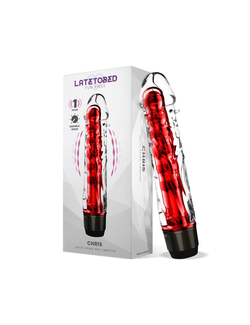 Chris Vibrador Multi Velocidad Rojo