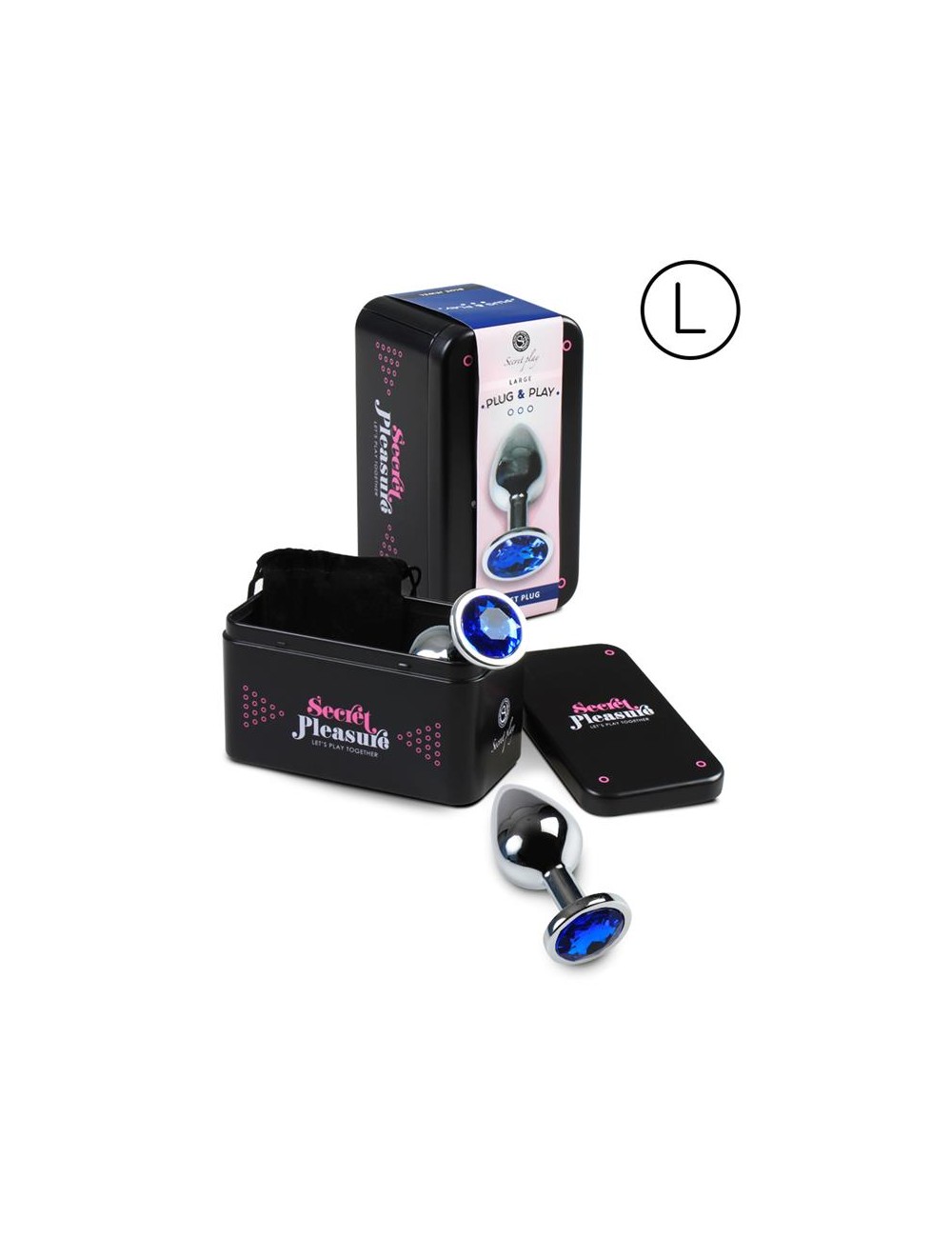 Plug Anal Talla L Azul