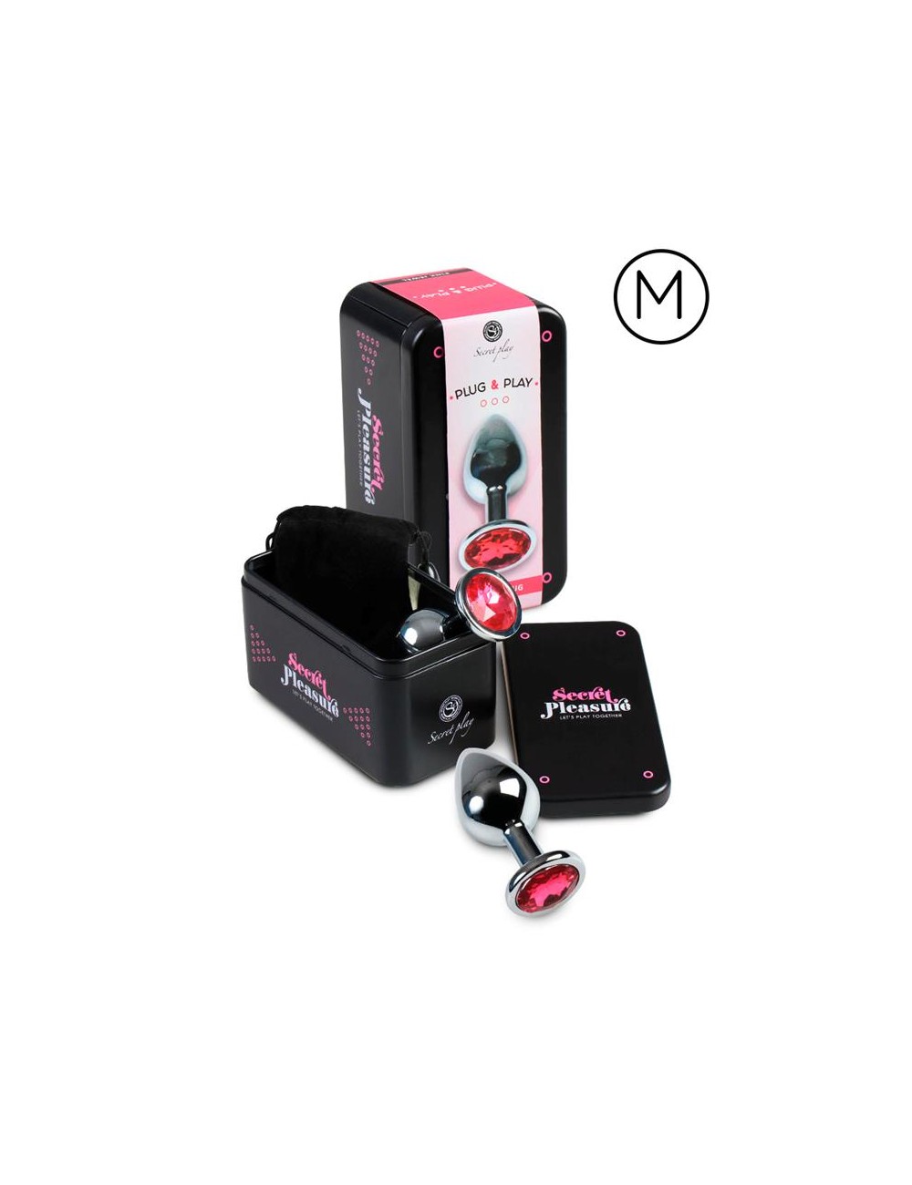 Plug Anal Talla M Fucsia