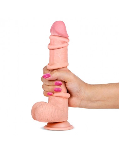 Slidy Dildo Realista Dual Layer Retractil y Orientable 9