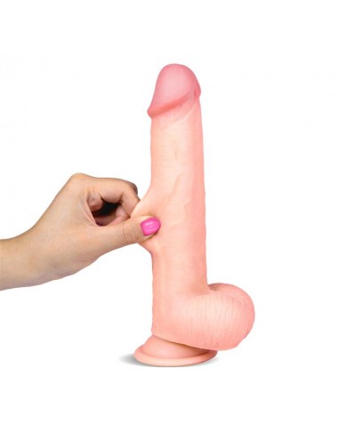 Slidy Dildo Realista Dual Layer Retractil y Orientable 9