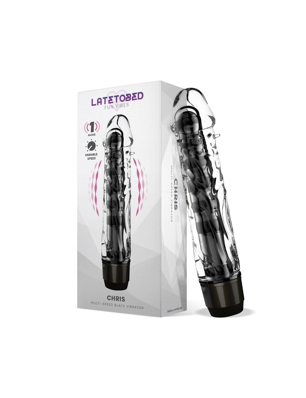 Chris Vibrador Multi Velocidad Negro