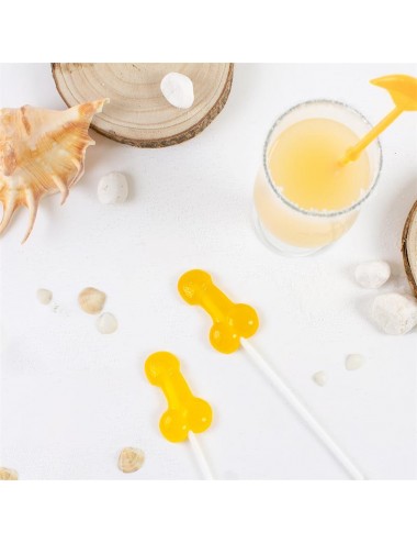Piruleta de Pene Sabor Pina Colada con Alcohol