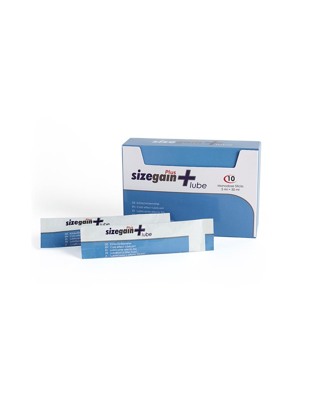 Lubricante Efecto Frio Sizegain Lube 10 Monodosis 5 ml