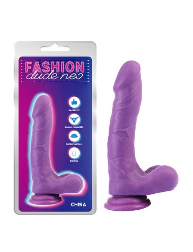 Dildo Dual Density Purpura 8