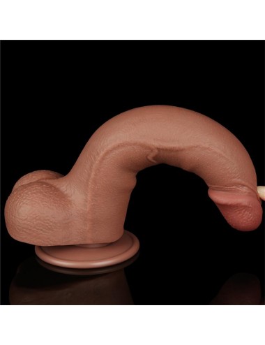 Dildo con Piel Retractil 85 Bronceado