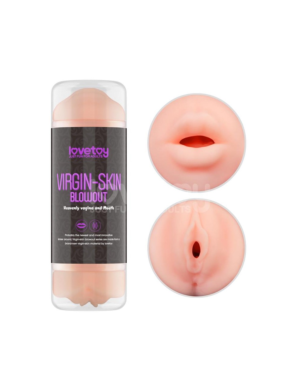 Masturbador Masculino Virgin skin Vagina y Boca