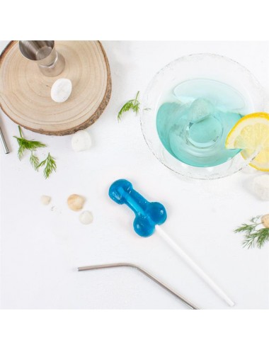 Piruleta de Pene Sabor Gin Tonic con Alcohol